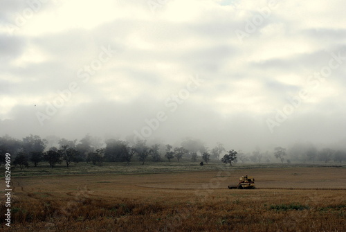harvester in the field © CJO Photography
