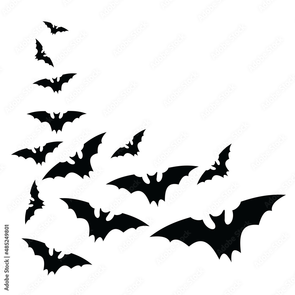bat silhouette ornament