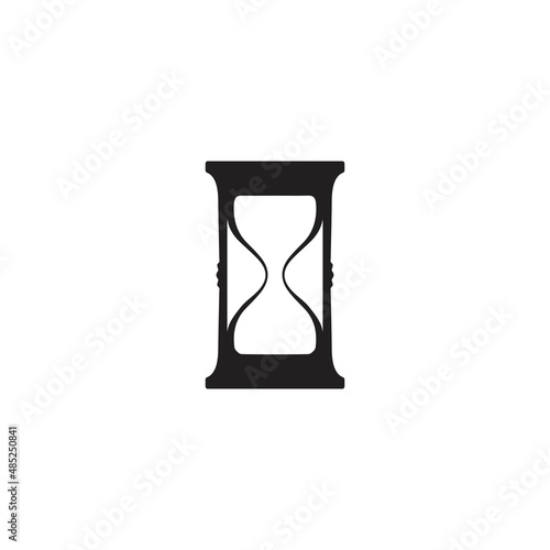 Hourglass logo vector illustration design, simple creative hourglass logo symbol icon template design