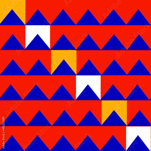 geometric pattern with triangles