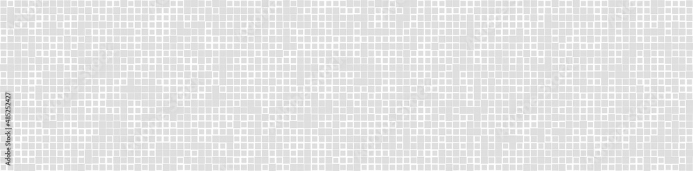 Random mosaic square tiles seamless, repeatable cubism pattern, texture and backdrop - obrazy, fototapety, plakaty 