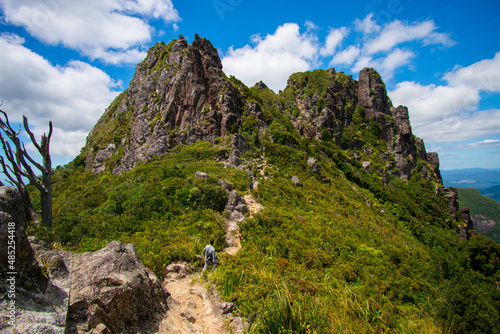 Beautiful walk to The Pinnacles located in Coromandel Peninsula, New Zealand
