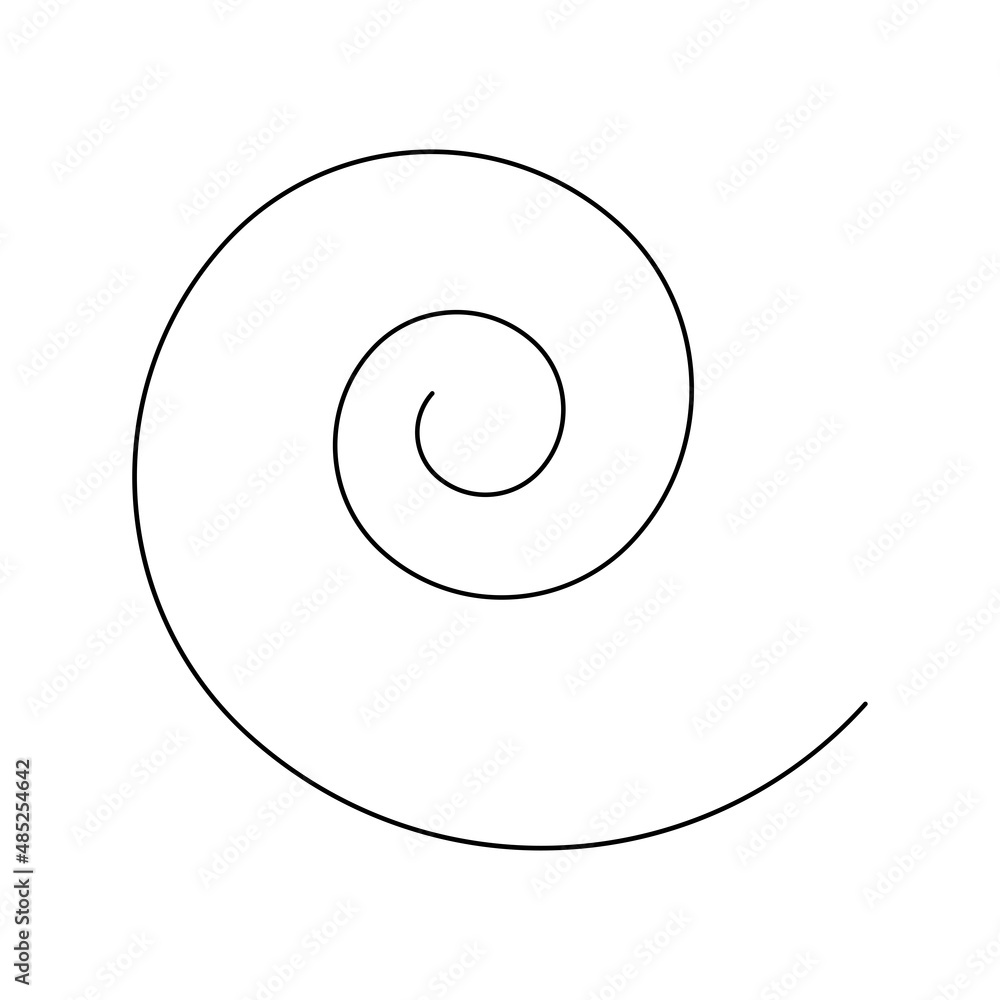 Spiral design element. Swirl, twirl, vortex, vertigo icon and symbol Spiral design element. Swirl, twirl, vortex, vertigo icon and symbol