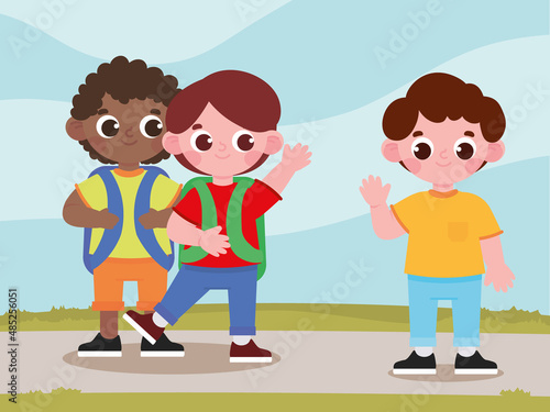 little school boys