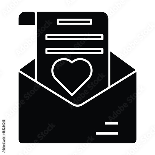 Love Envelope Vector icon which is suitable for commercial work and easily modify or edit it