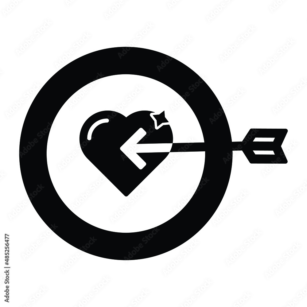 Love Heart Target Vector icon which is suitable for commercial work and easily modify or edit it
Love Heart Target Vector icon which is suitable for commercial work and easily modify or edit it