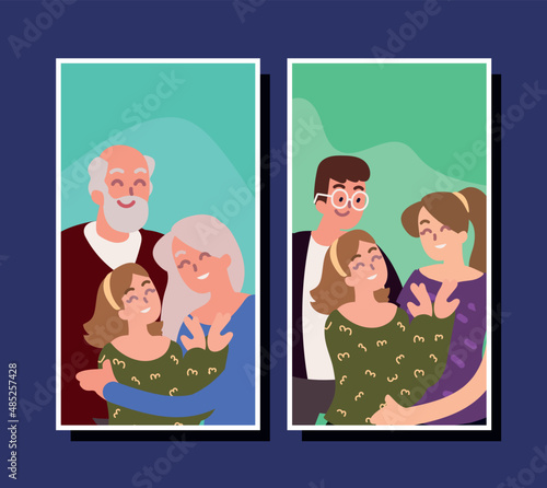 family vertical banner