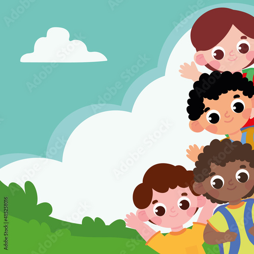 cute boys cartoon