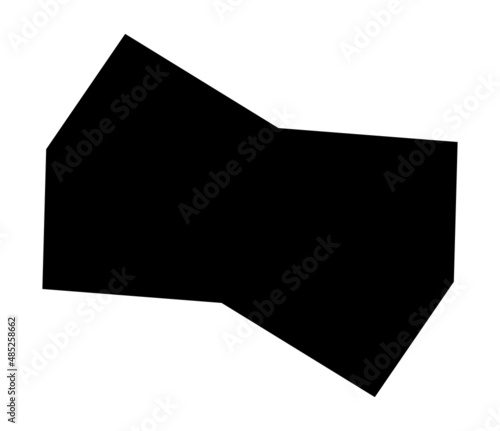 Simple abstract geometric form(s), shape(s). Random, angular vetor design element