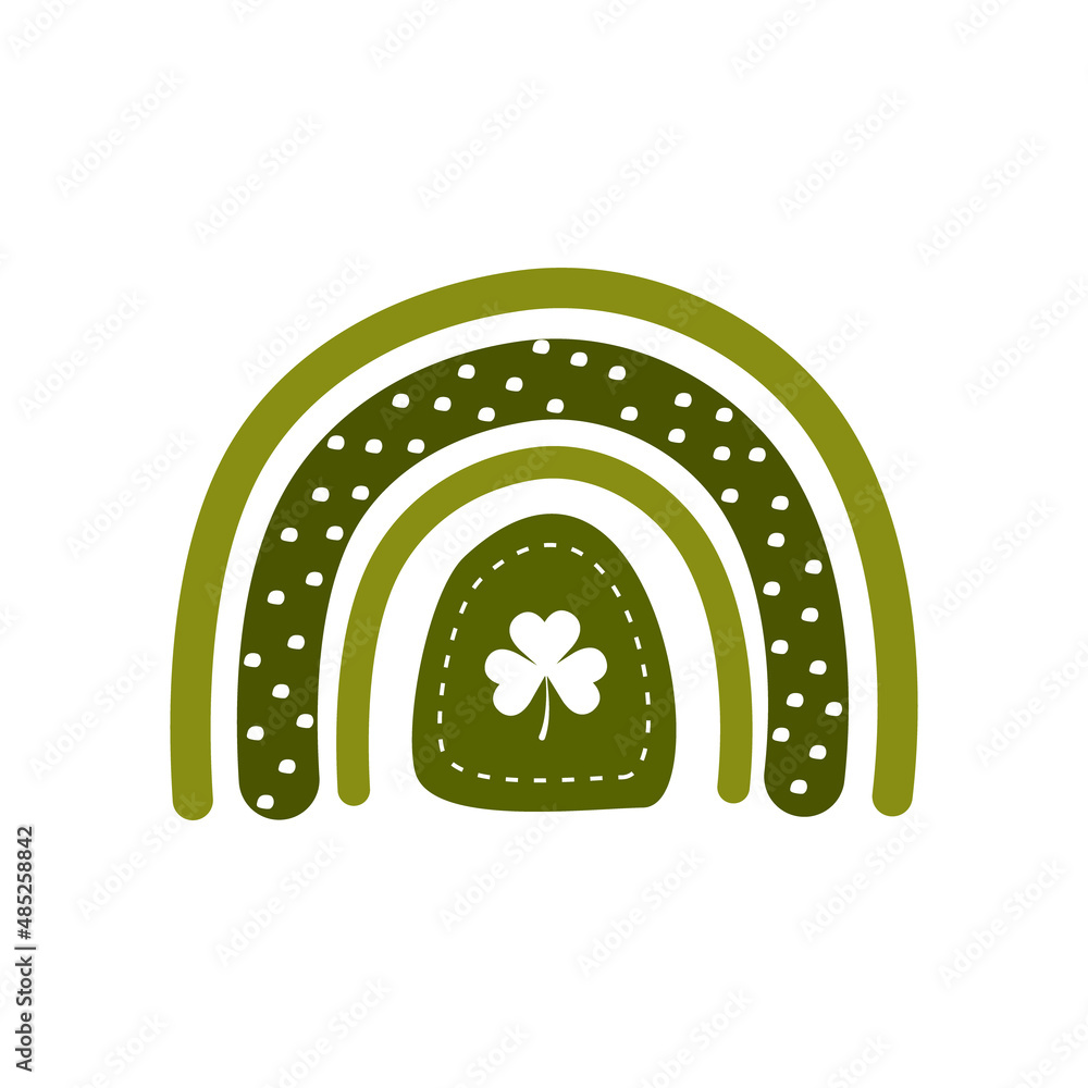 Rainbow Streamers Decoration for St.Patrick S Day Stock Photo - Image of  pattern, lovely: 38715352