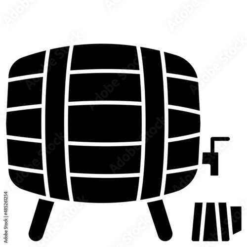 barrel solid icon