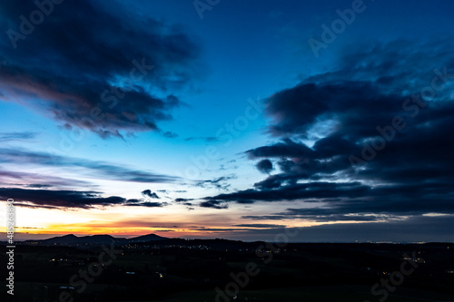 Siebengebirge Im Abendrot