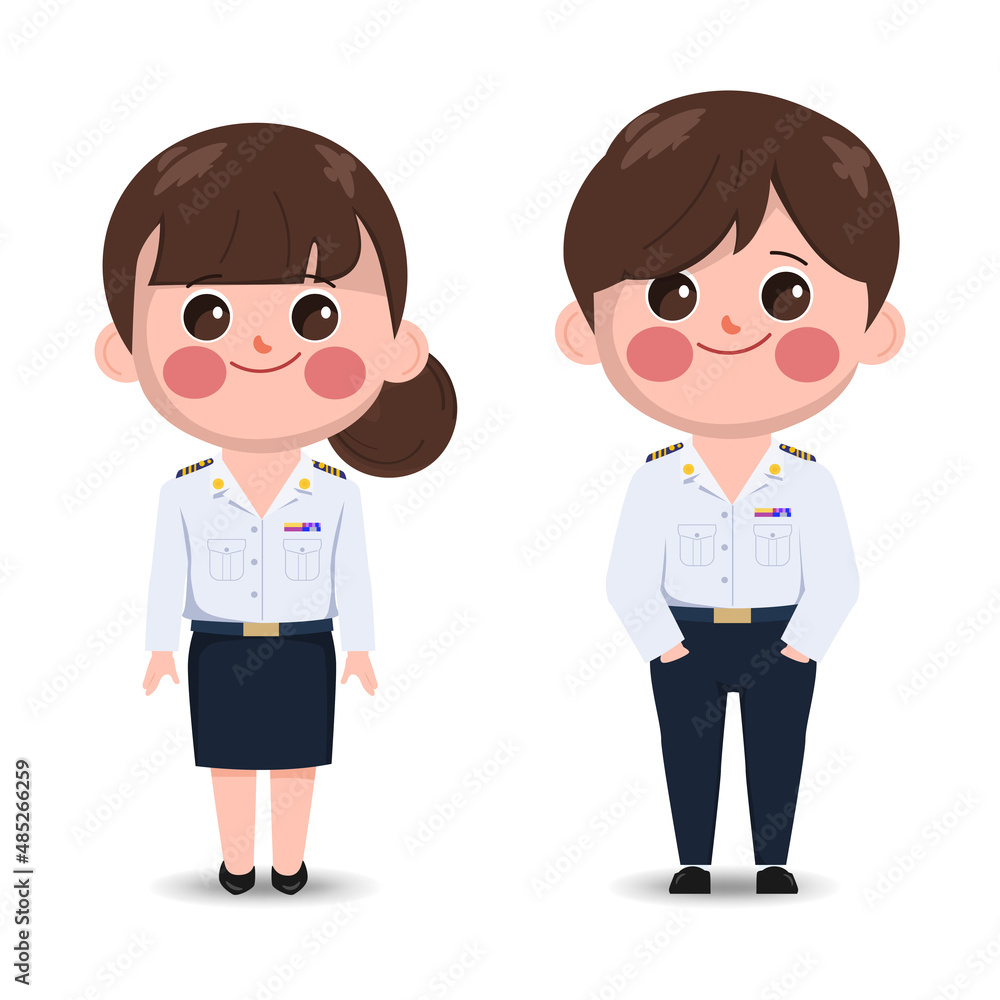 Cute cartoon Employment with hand drawn character. Cute cartoon Employment with hand drawn character.