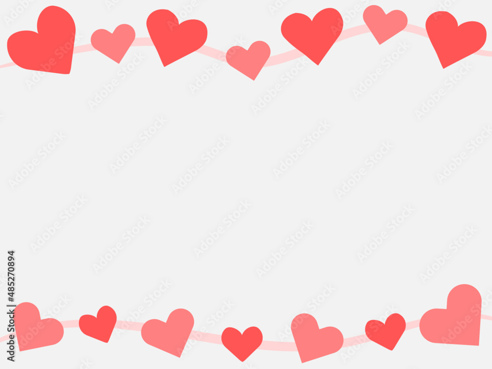 Heart background with copy space. Best used for PPT templates