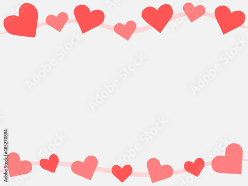 Heart background with copy space. Best used for PPT templates