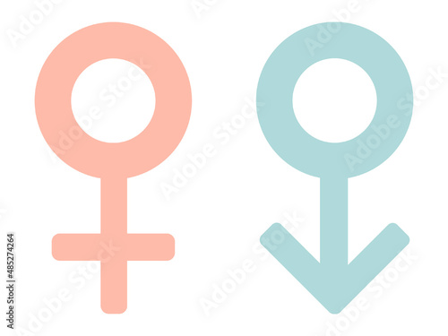 Female & Male gender symbols