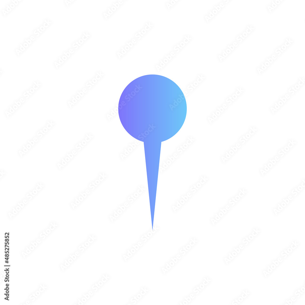 Location vector icon with gradient Location vector icon with gradient