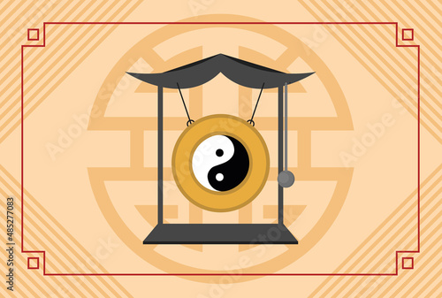 traditional oriental gong