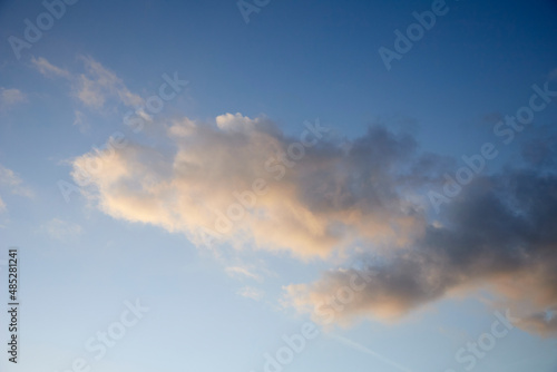 cloud at sunrise in the blue sky, background © Stockhausen