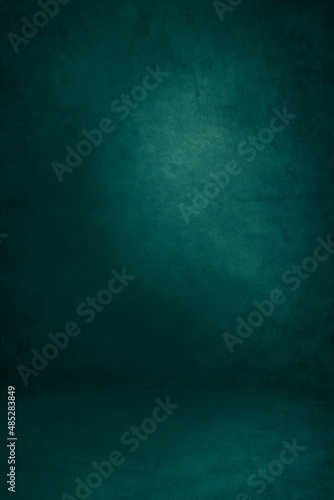 Dark Green Background Studio Portrait Backdrops Photo 4K