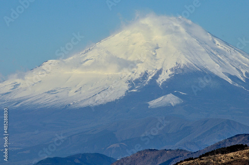 丹沢の大山山頂より望む富士山  © Green Cap 55