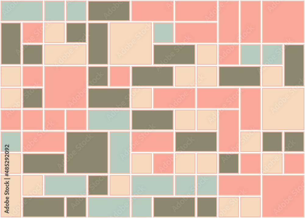 Offset Quads generative art background art illustration Offset Quads generative art background art illustration