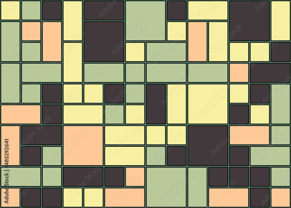 Offset Quads generative art background art illustration Offset Quads generative art background art illustration