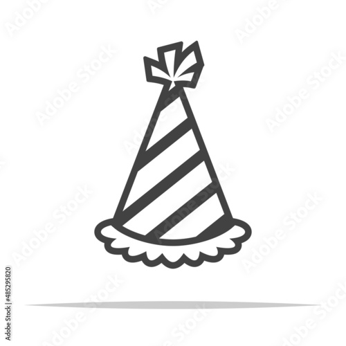 Party hat outline icon transparent vector isolated