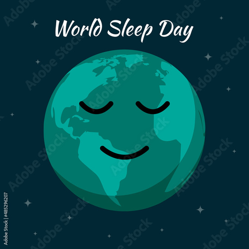 Vector illustration for World Sleep Day
