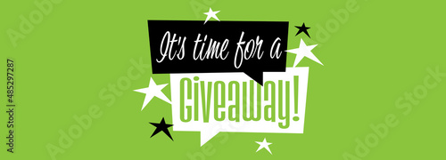 It's time for a giveaway