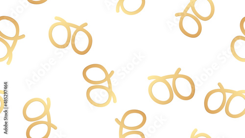 pretzel on white background, vector illustration, pattern. bread product, culinary creativity. illustration for bakery, cafe, vegan food. quick snack, wallpaper for restaurant