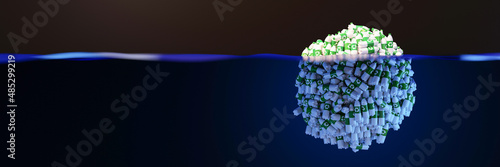 Wallpaper Mural Plastic bottles are a threat to the environment; they can greatly harm the ecosystems. Original 3d rendering Torontodigital.ca