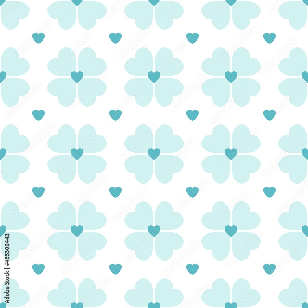 Seamless valentines pattern with hearts for postcard and gifts and cards Seamless valentines pattern with hearts for postcard and gifts and cards