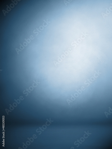 Blue Background Studio Portrait Backdrops Photo 4K