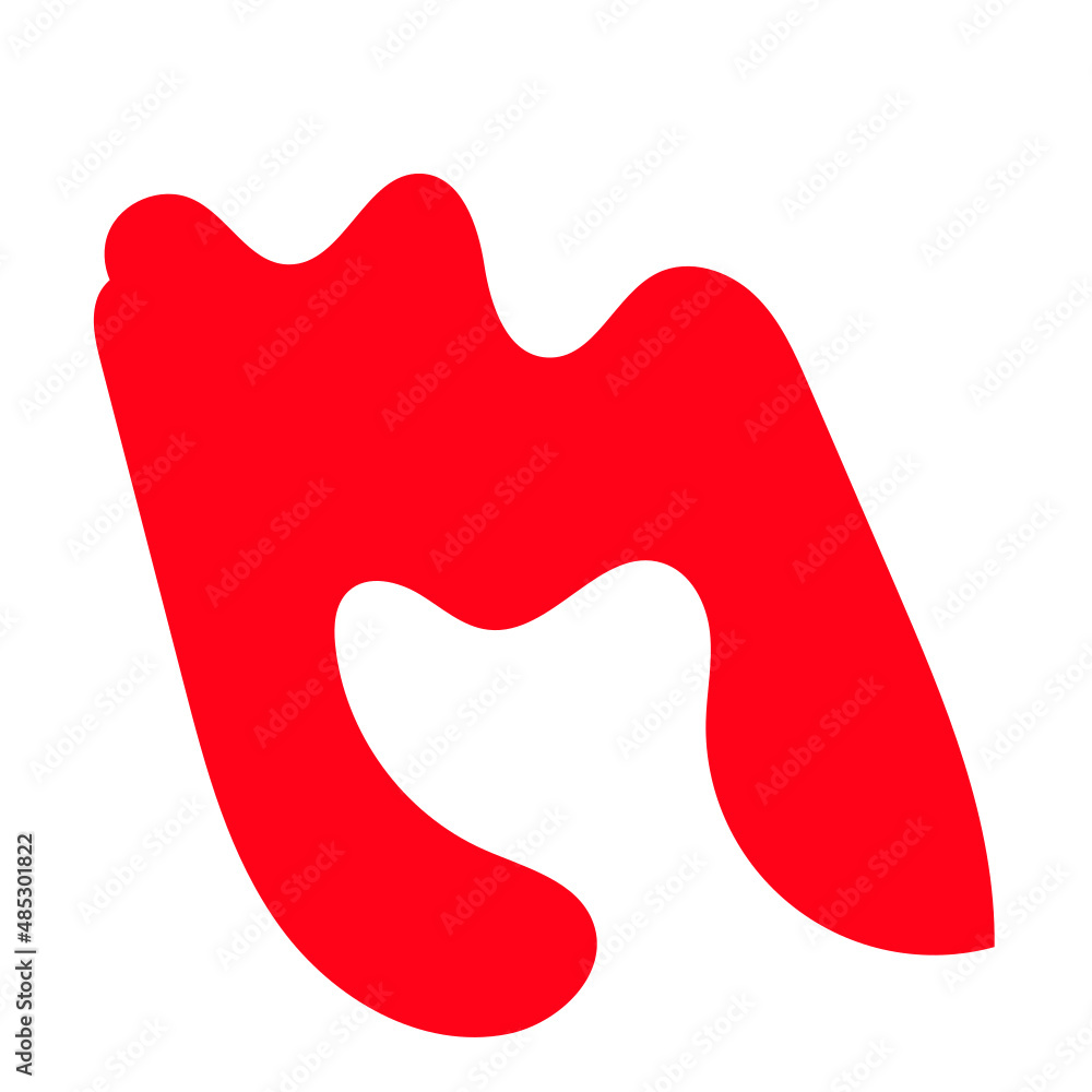 Abstract Shapes Red Abstract Shapes Red