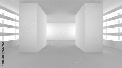 Wallpaper Mural Abstract White Architecture Design Concept Torontodigital.ca