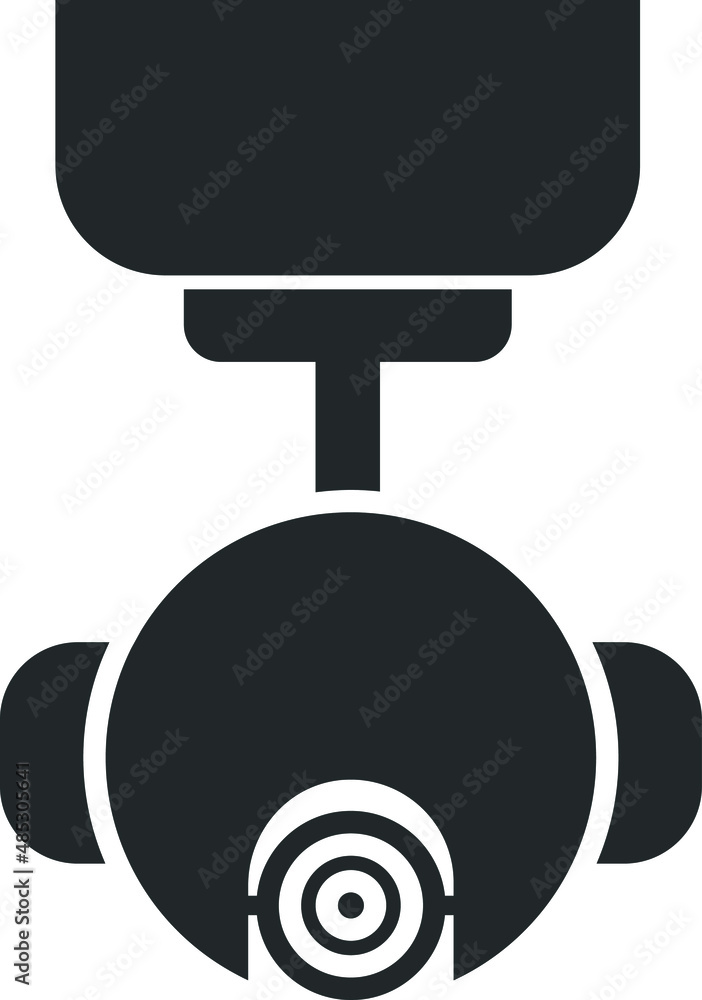 Cc tv camera icon vector symbol, Closed-circuit television icon, security camera icon Cc tv camera icon vector symbol, Closed-circuit television icon, security camera icon