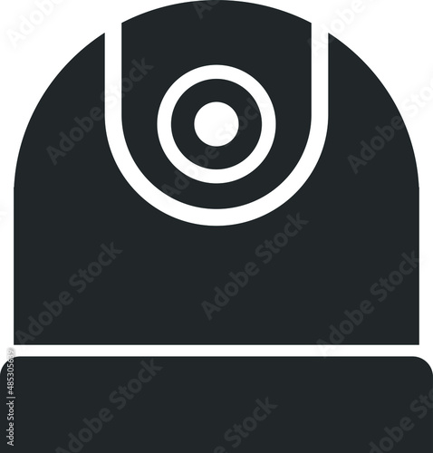 Cc tv camera icon vector symbol, Closed-circuit television icon, security camera icon
