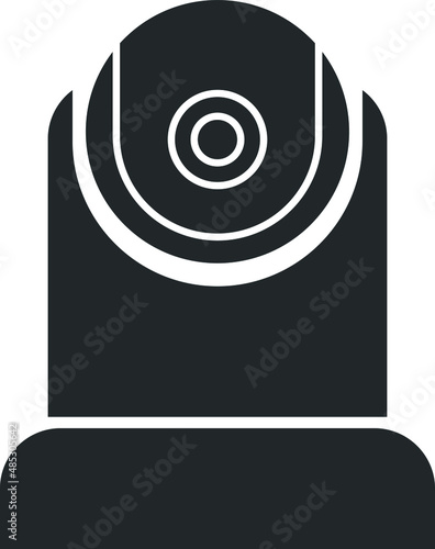 Cc tv camera icon vector symbol, Closed-circuit television icon, security camera icon