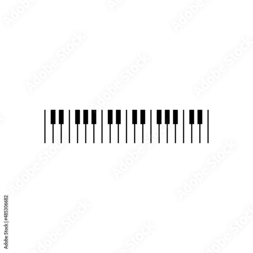 Piano icon vector ilustration template
