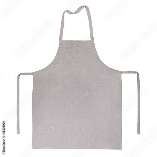 Kitchen apron isolated on white background photo
