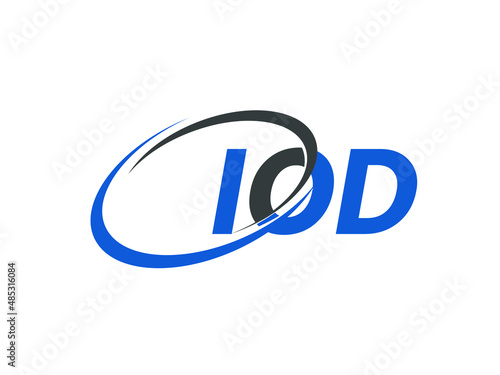 IOD letter creative modern elegant swoosh logo design