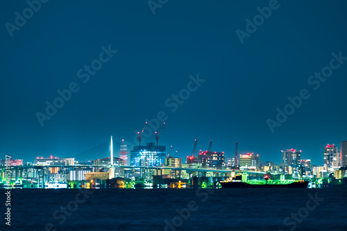 志賀島から見る福岡の都市夜景