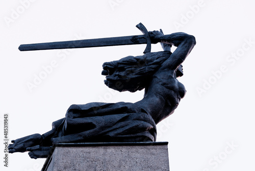 Photography Monument to the Heroes of Warsaw, known as Warsaw Nike, commemorates all died in