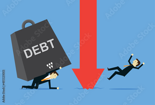 Desperate for too much debt and stock market down