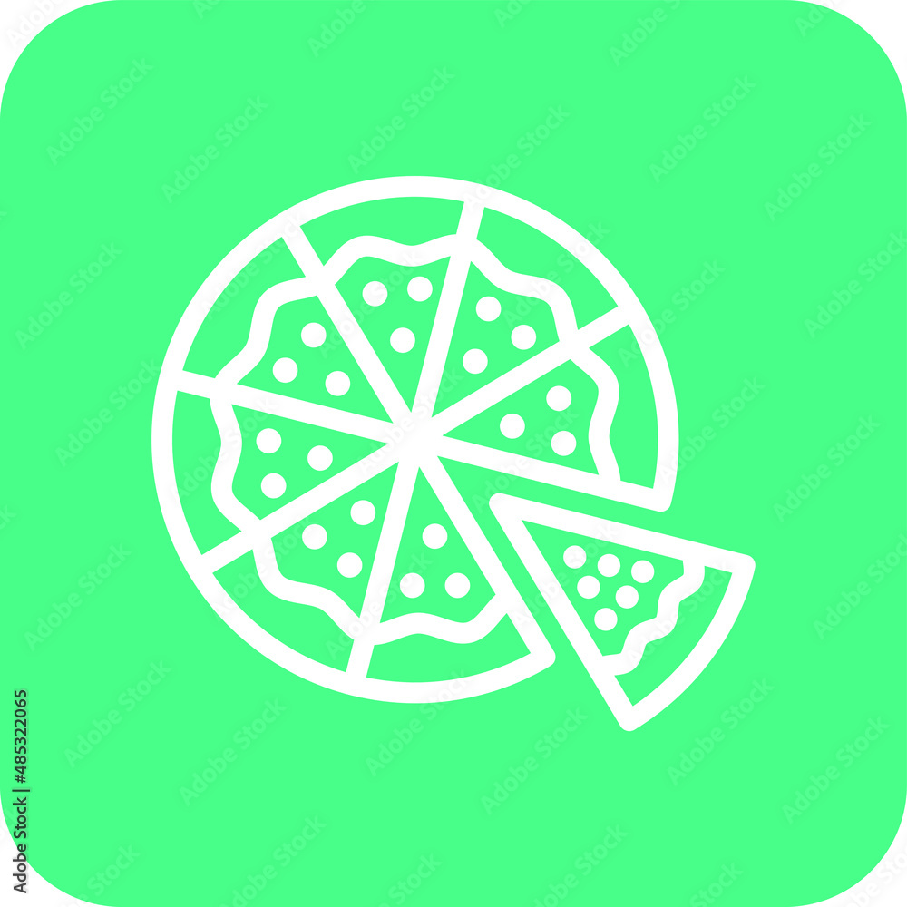 Pizza Vector Icon Design Illustration Pizza Vector Icon Design Illustration