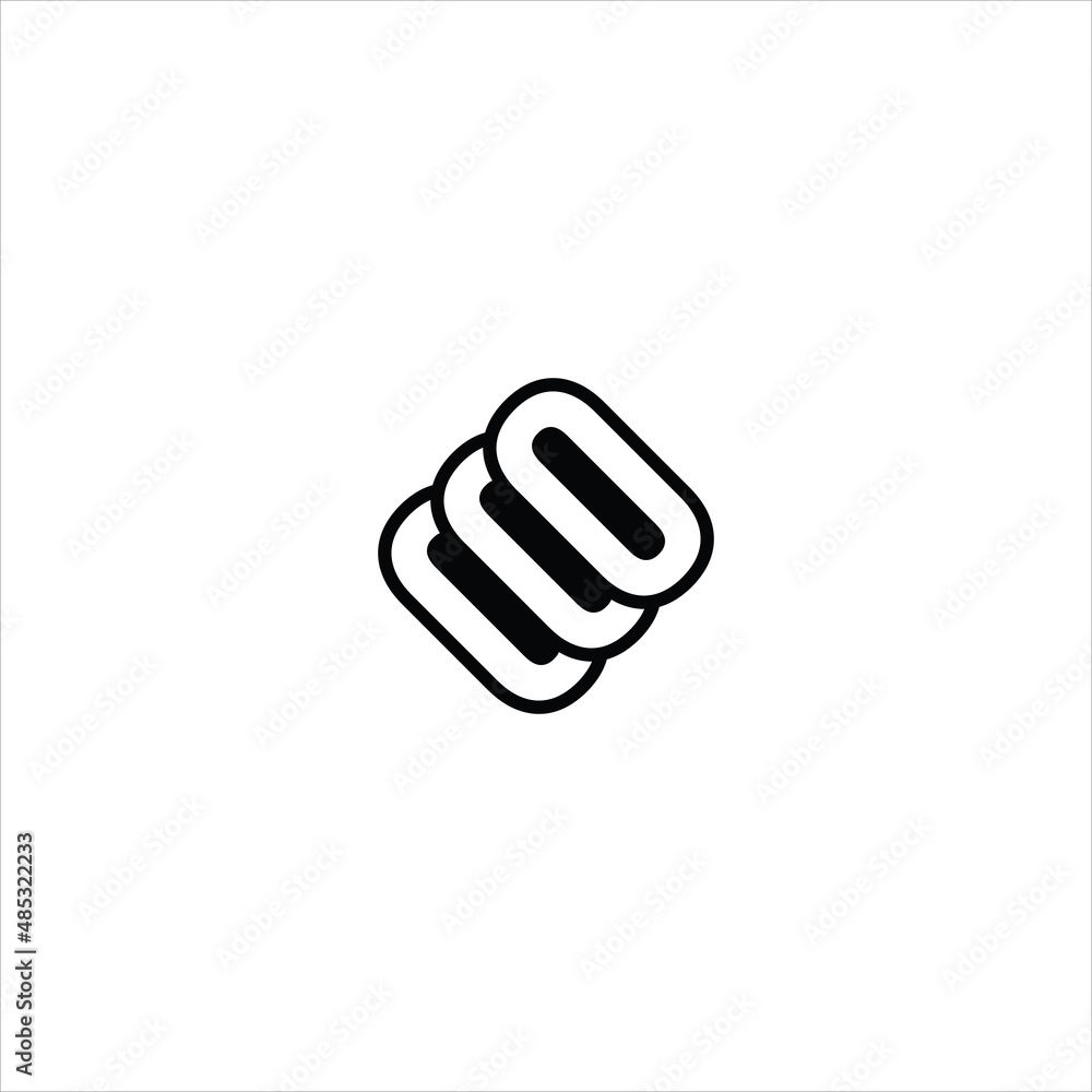 triple o logo vector line template triple o logo vector line template