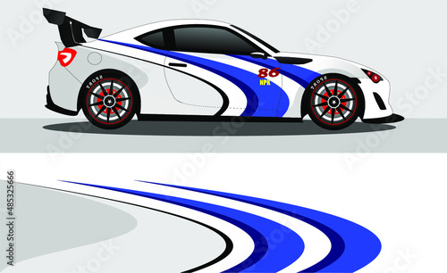 car wrap abstract racing graphic background for vinyl wrap and stickers
