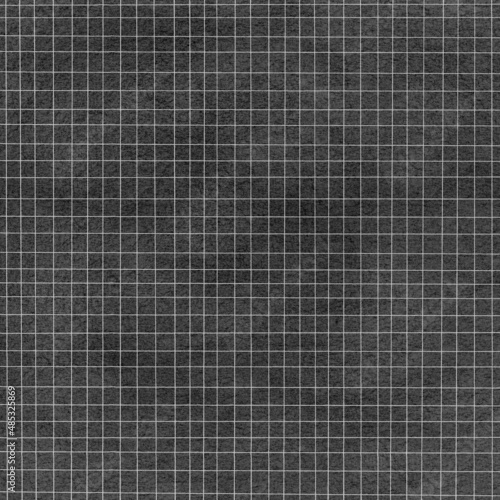 正方形 ランダムな白い格子模様と黒いアナログ背景