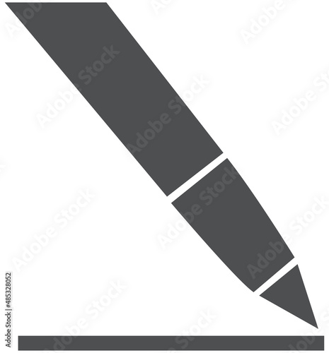 illustration of a writing pen